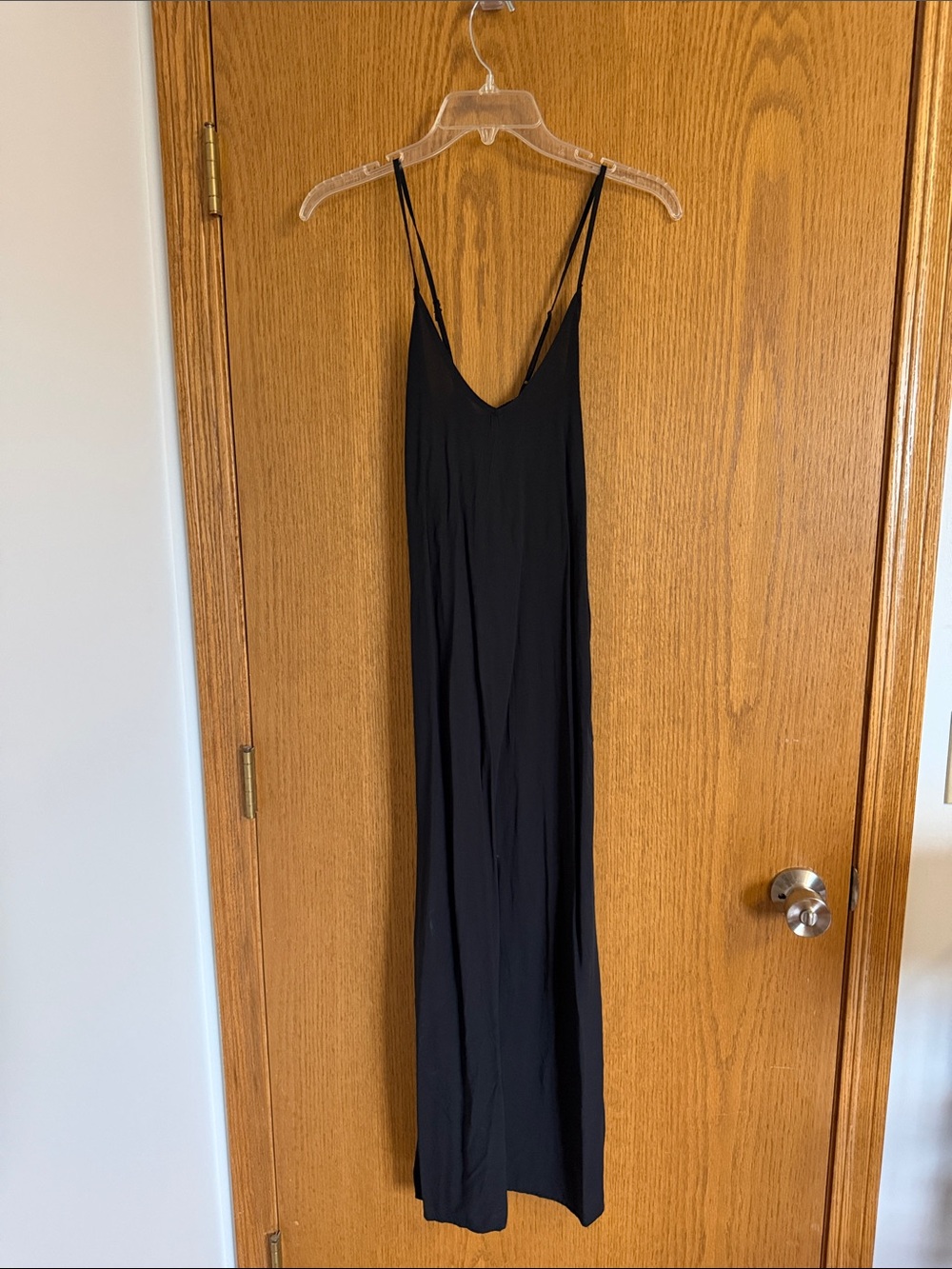 Old Navy Black Spaghetti-Strap Maxi Dress